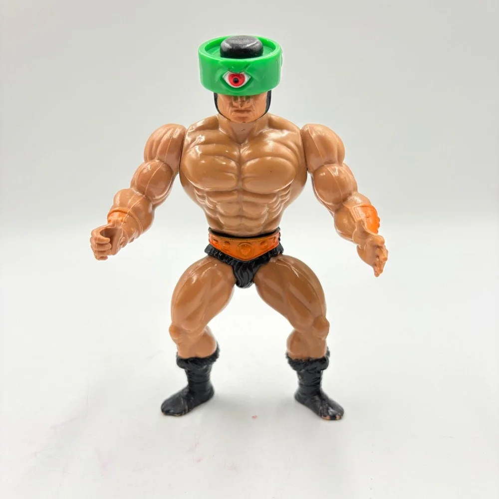 Mattel Tri-Klops Action Figure Unisex 5.5in Green Brown Good Vintage 1981 MOTU